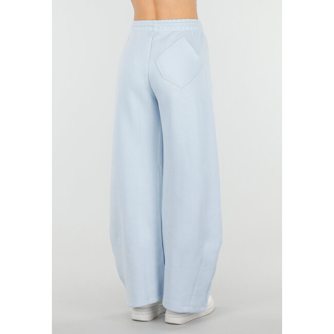 Hellblaue Jogginghose mit Kordelzug und Stretchanteil