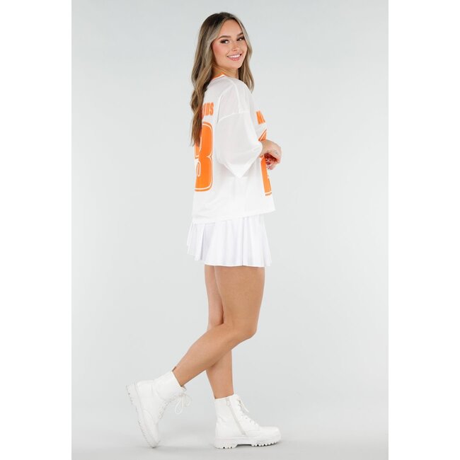 Orange Netherlands Jersey Top mit Nummer