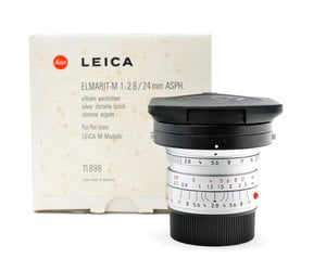 Leica 24mm f2.8 Elmarit-M Silver Chrome ALC120601 - Aperture UK