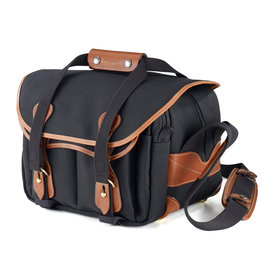 Billingham 72 Small Camera Bag (Black Canvas/Tan Leather)