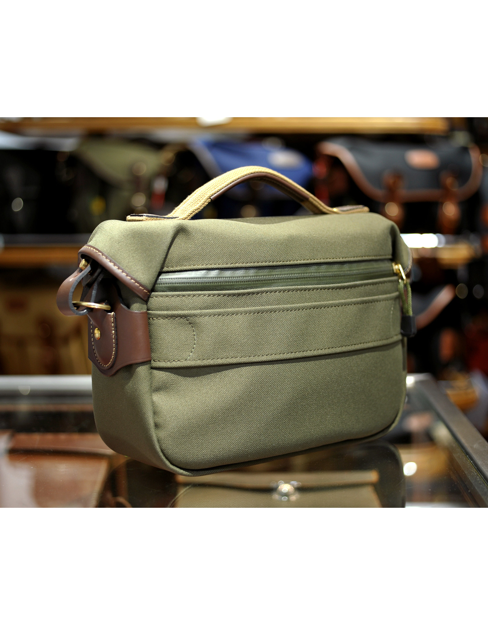 Billingham Billingham Hadley Small Pro - Sage Fibrenyte / Chocolate   505048-54