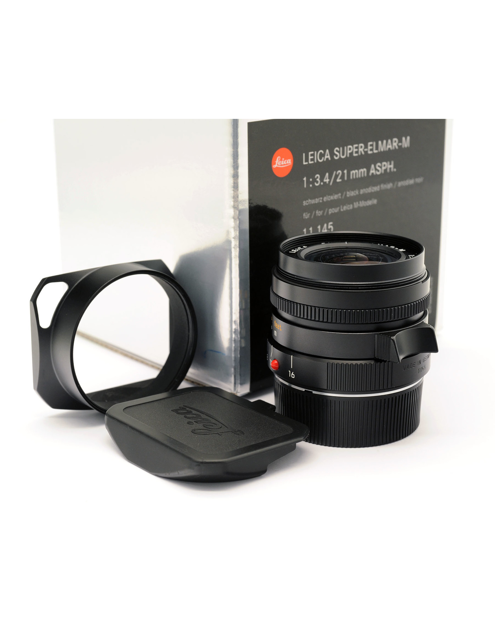 Leica Leica 21mm f3.4 Super-Elmar-M ASPH Black Chrome A3010704