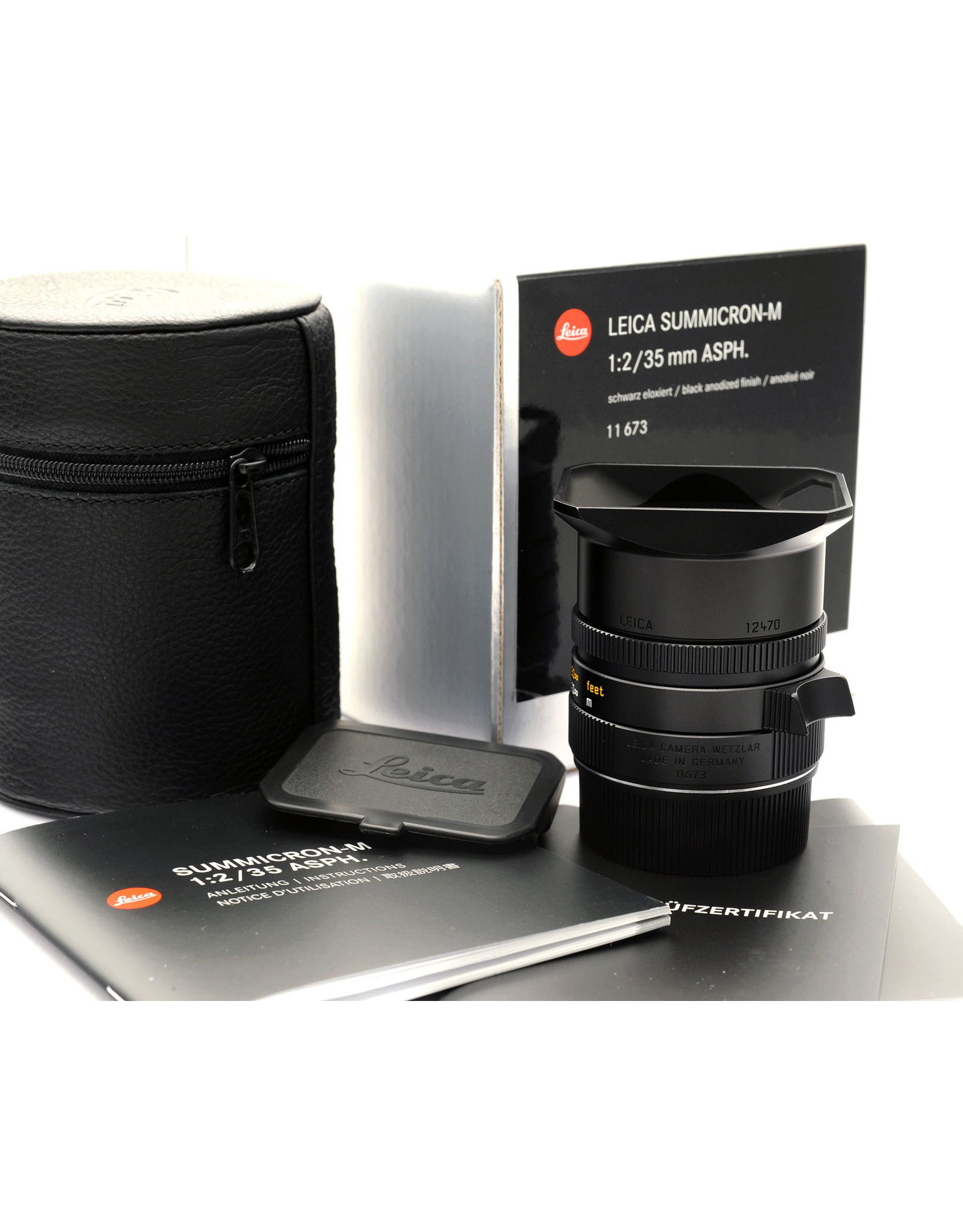 Leica Leica 35mm f2 Summicron-M ASPH II  Black   ALC133402