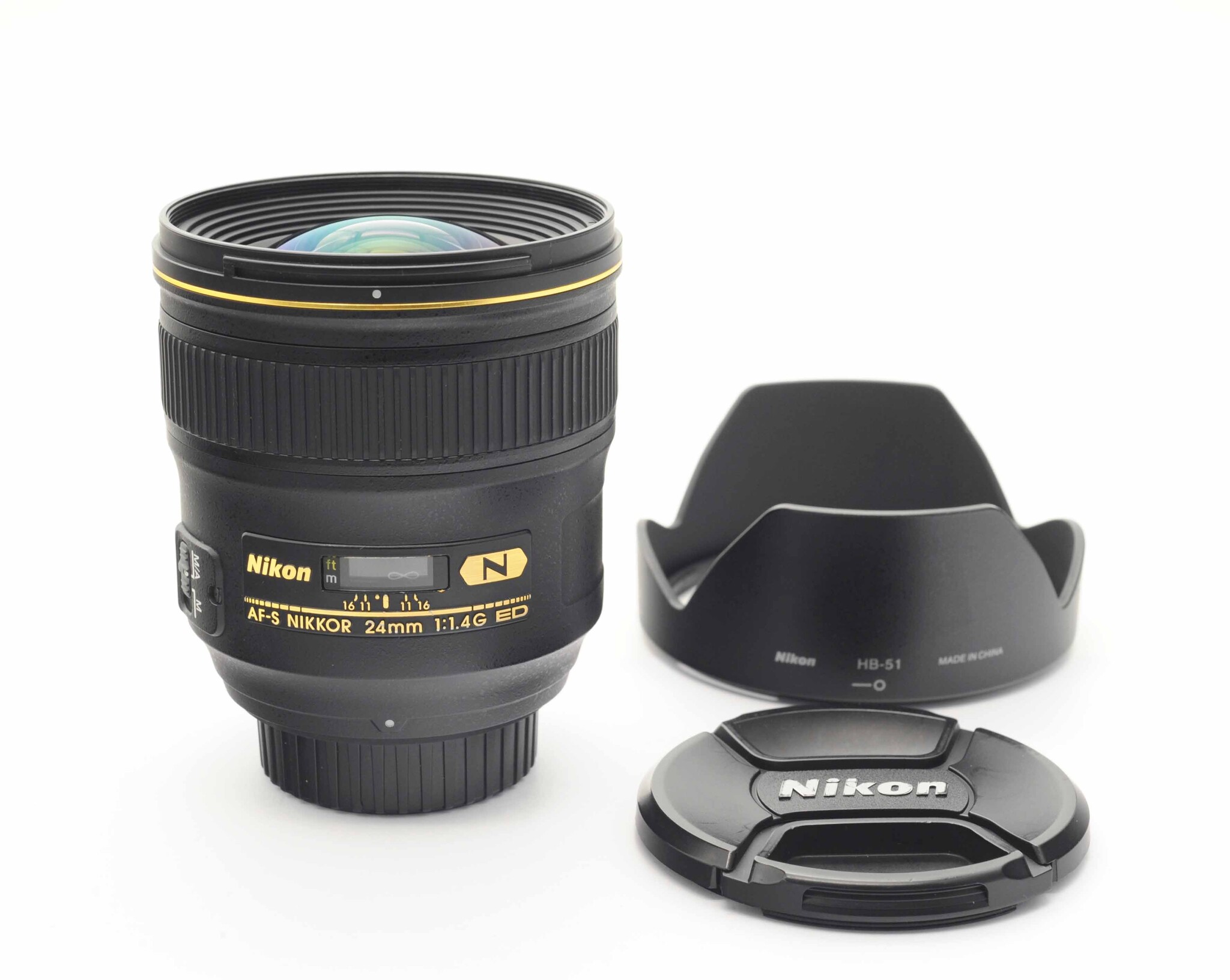 Nikon 単焦点レンズ AF-S NIKKOR 24mm f/1.4G ED査定評価はABでした ...