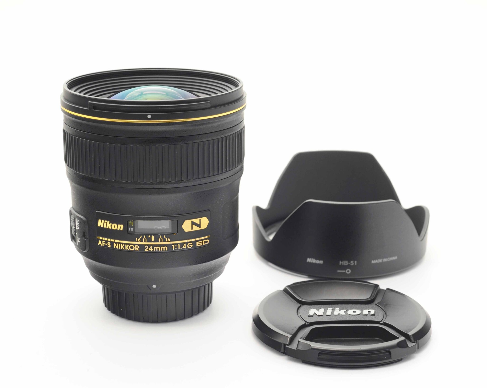 Nikon 単焦点レンズ AF-S NIKKOR 24mm f/1.4G ED査定評価はABでした