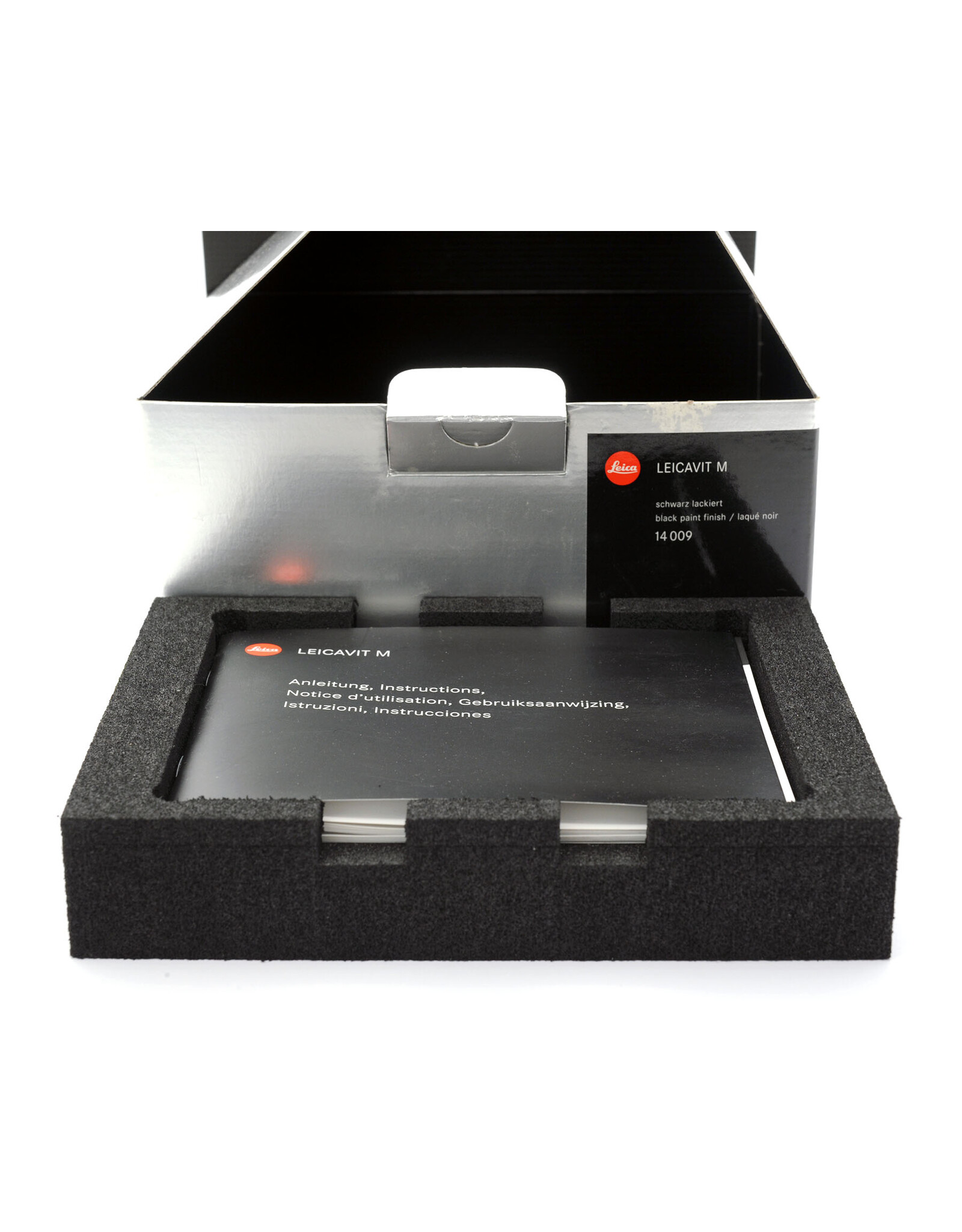 Leica Empty box only for Leicavit Black Paint (missing inner box)   A3092608