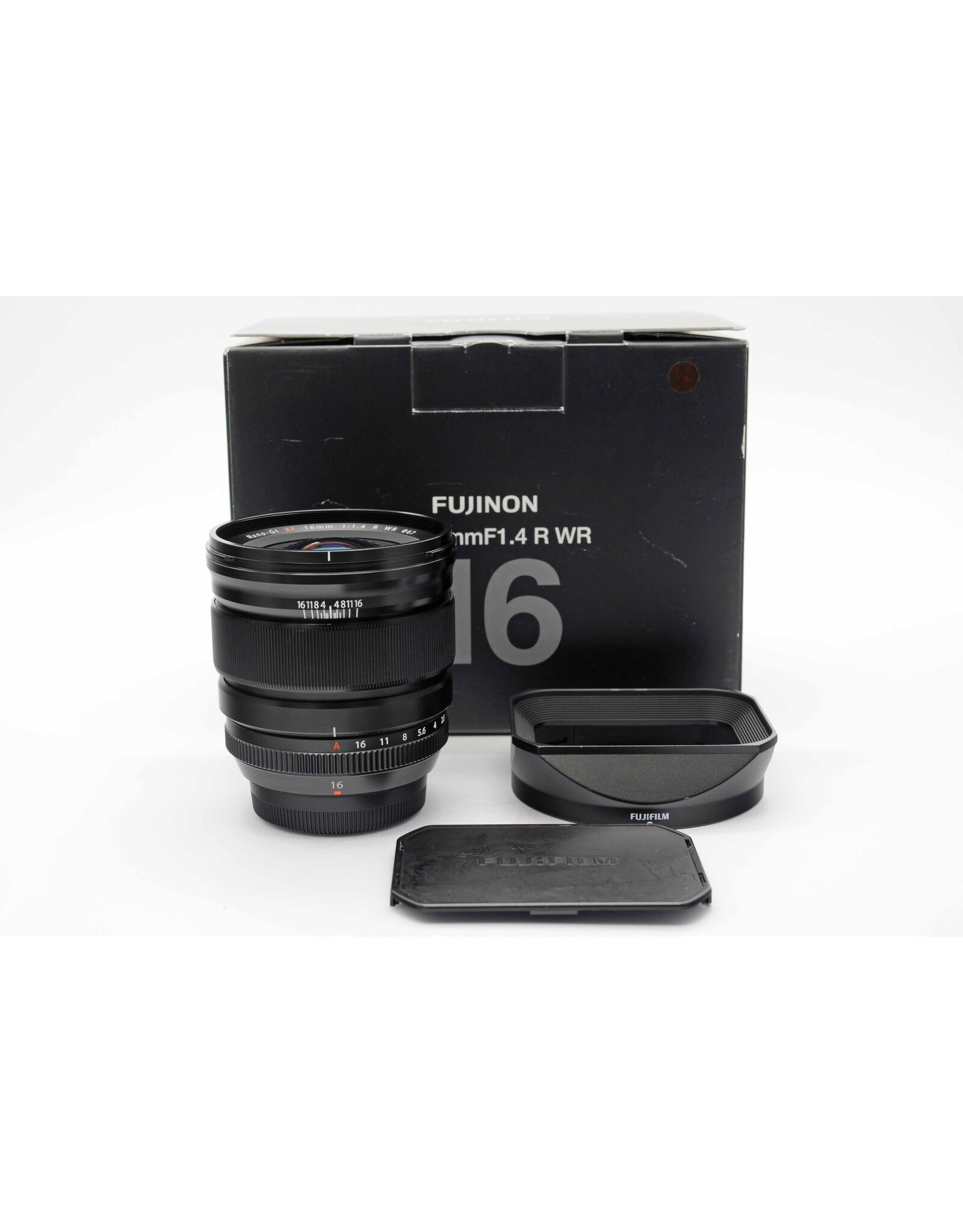 FUJIFILM 16mm F1.4 WR レンズカバー+SD16G付き