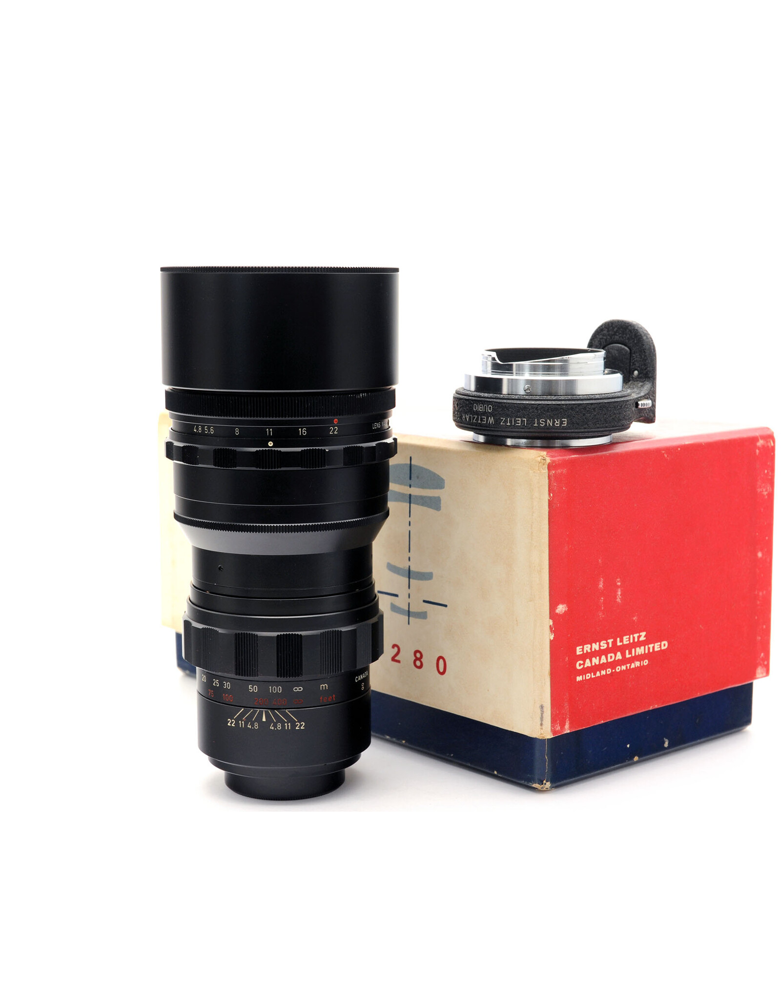 Leica Leica 280mm f4.8 Telyt  with Visoflex Screw to M Mount adapter (OUBIO)  ALC142111