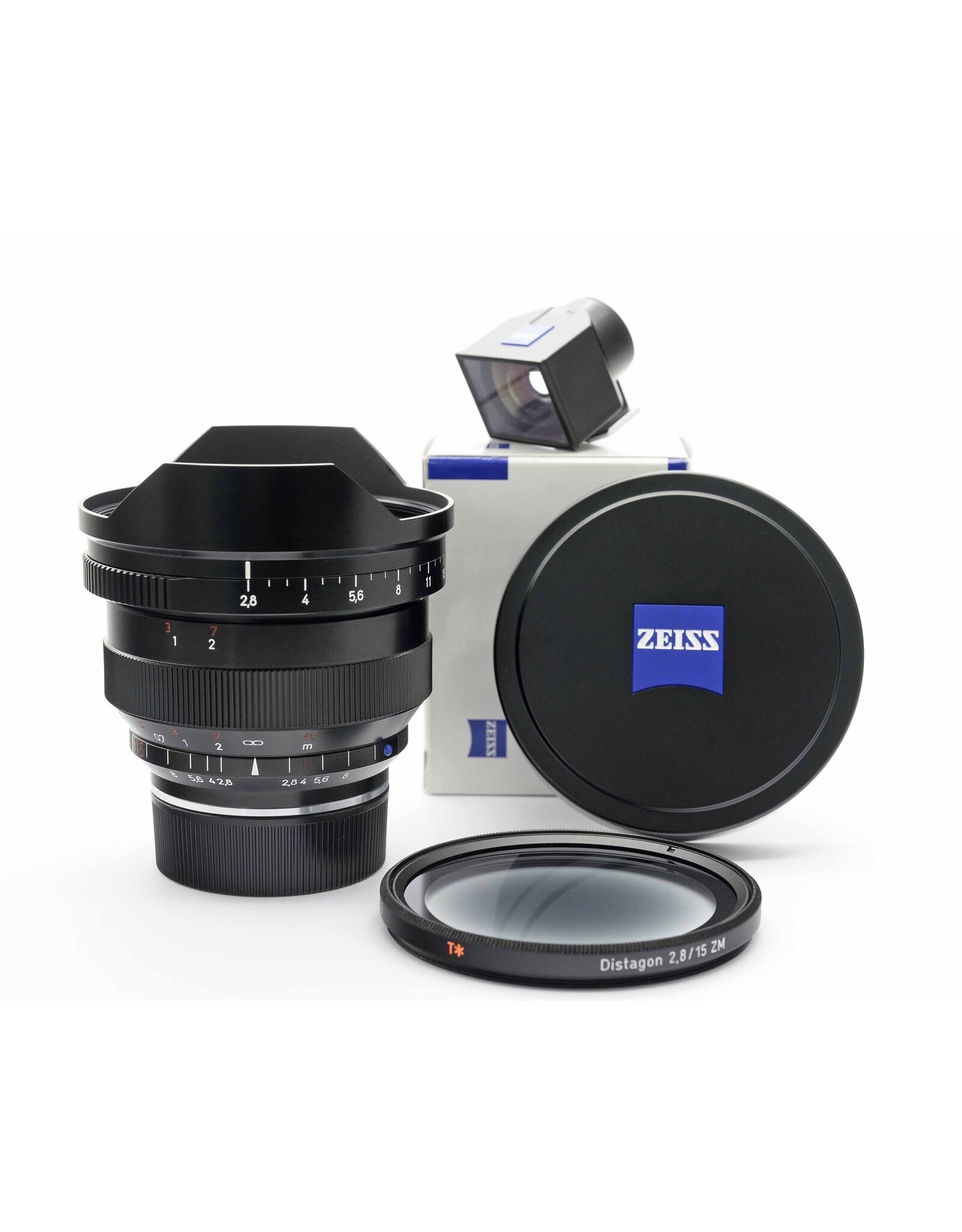 Zeiss Zeiss 15mm f2.8 Distagon ZMT*  + Viewfinder  & Centre Filter     ALC144007