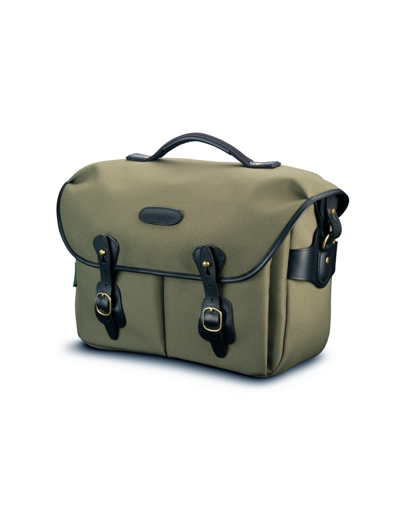 Billingham Billingham Hadley One - Sage FibreNyte / Black Leather (Olive Lining) 588648-01