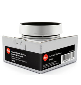 Leica Leica Round Lens Hood Q3 Silver   A4030707