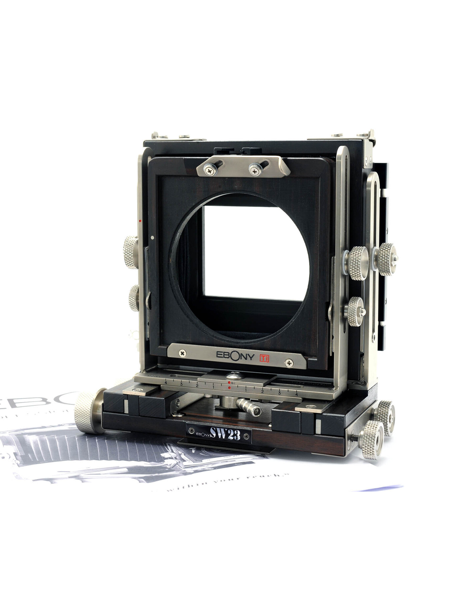 Ebony Ebony SW23  (2"x3") 6x9 camera with customised Toyo 4x5 ground glass adapter   A4091201