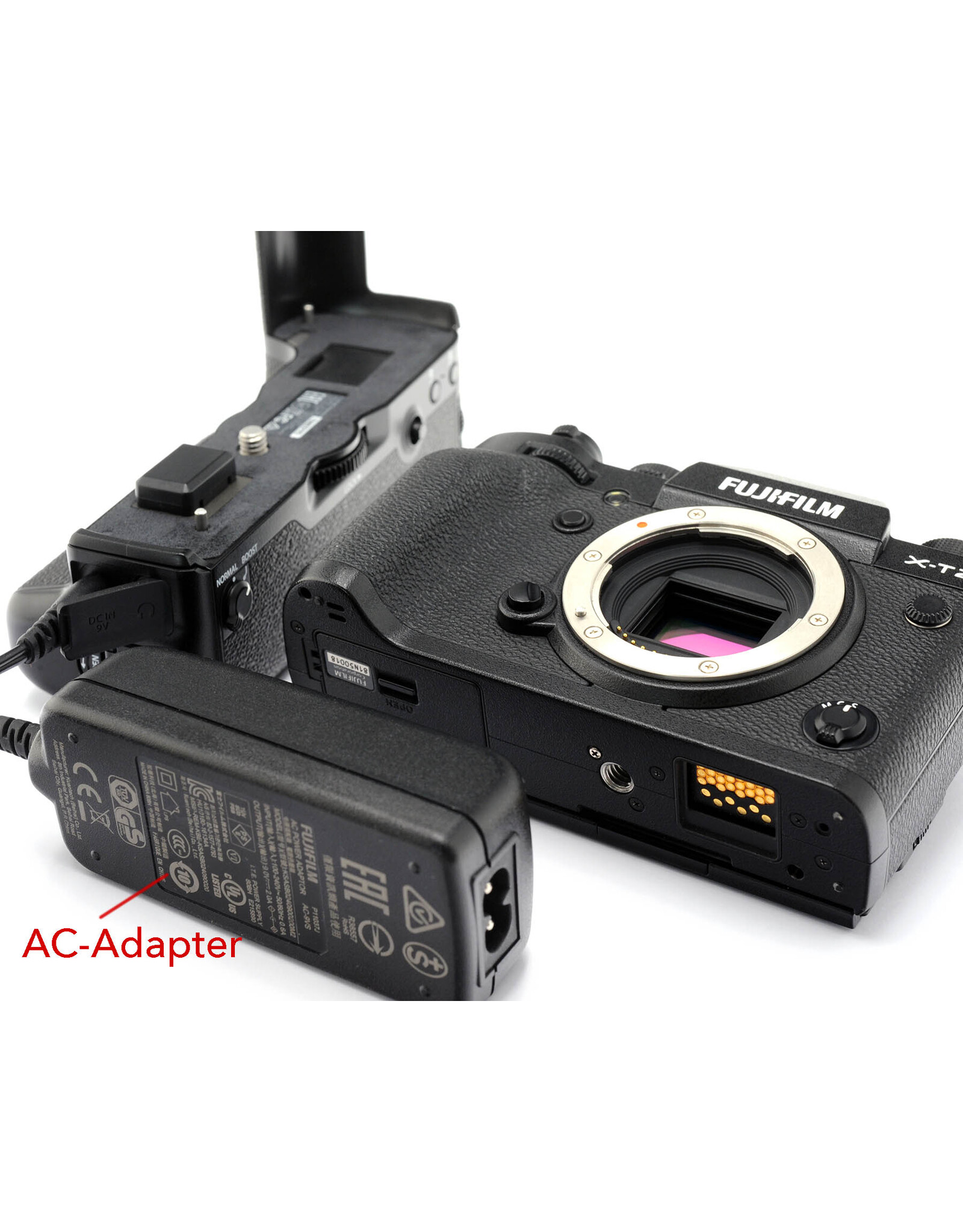 Fuji Fuji X-T2 with VPB-XT2 Power Booster  & LB-XT2 hand grip   ALC150701