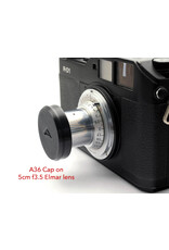 Aperture Aperture Cap - A36 push on front lens cap (fits Leica lenses with an A36 filter size - 3D printed in black finish)