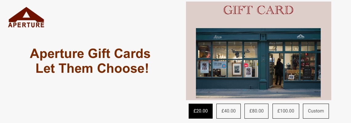 Aperture Gift Card