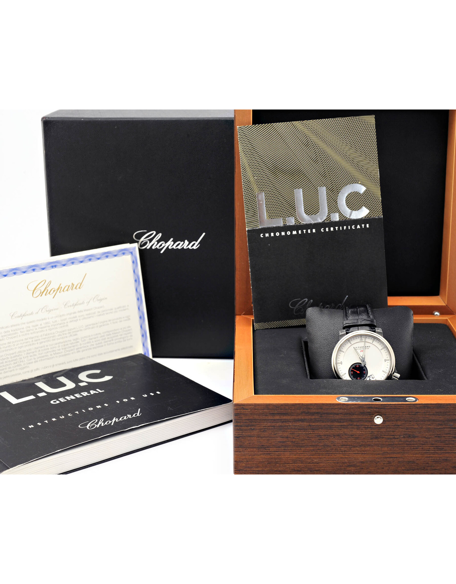 Chopard Chopard L.U.C.8HF Titanium-Alligator Strap Automatic Watch   ALC157601