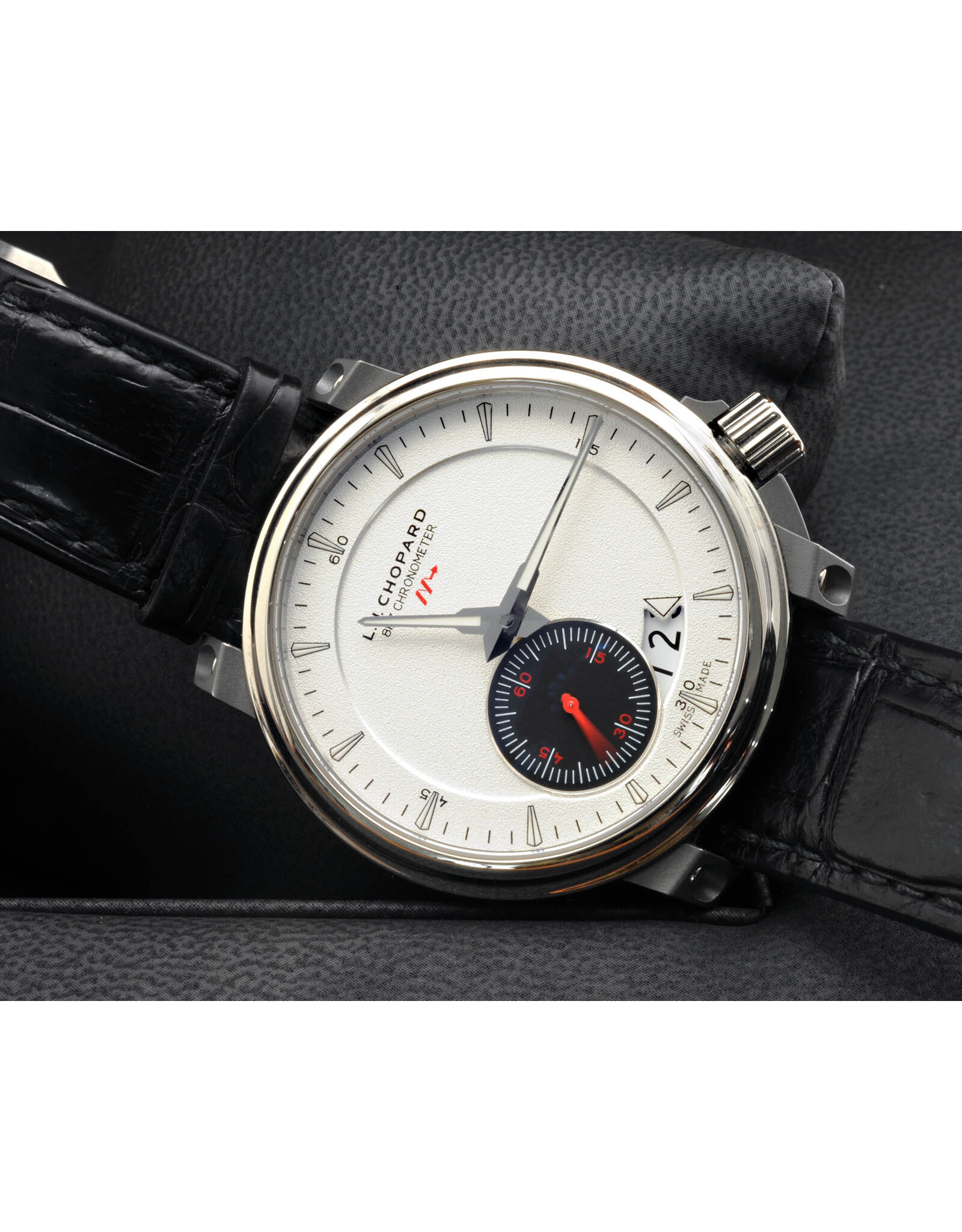 Chopard Chopard L.U.C.8HF Titanium-Alligator Strap Automatic Watch   ALC157601