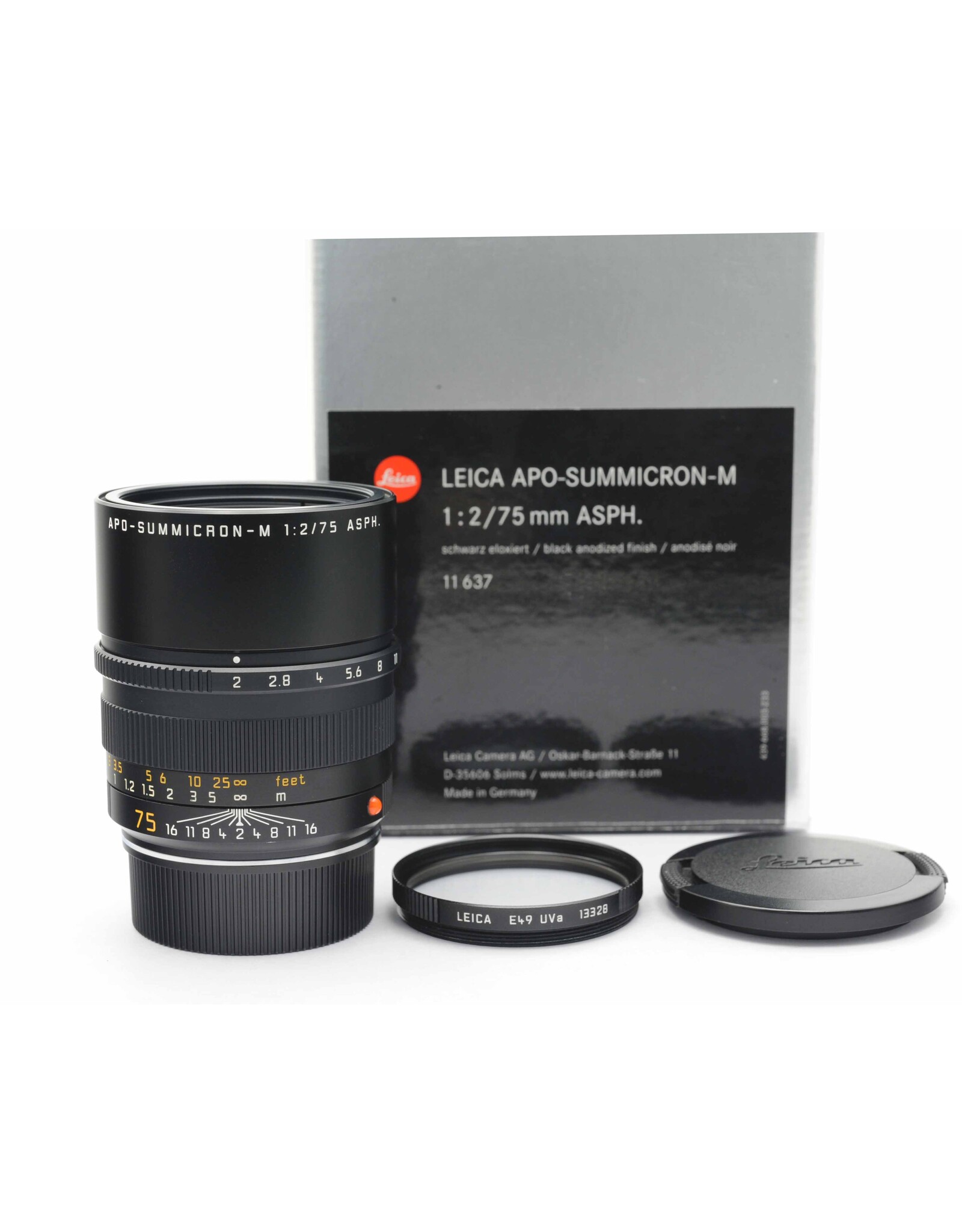 Leica Leica 75mm f2 Apo-Summicron-M ASPH   ALC158902