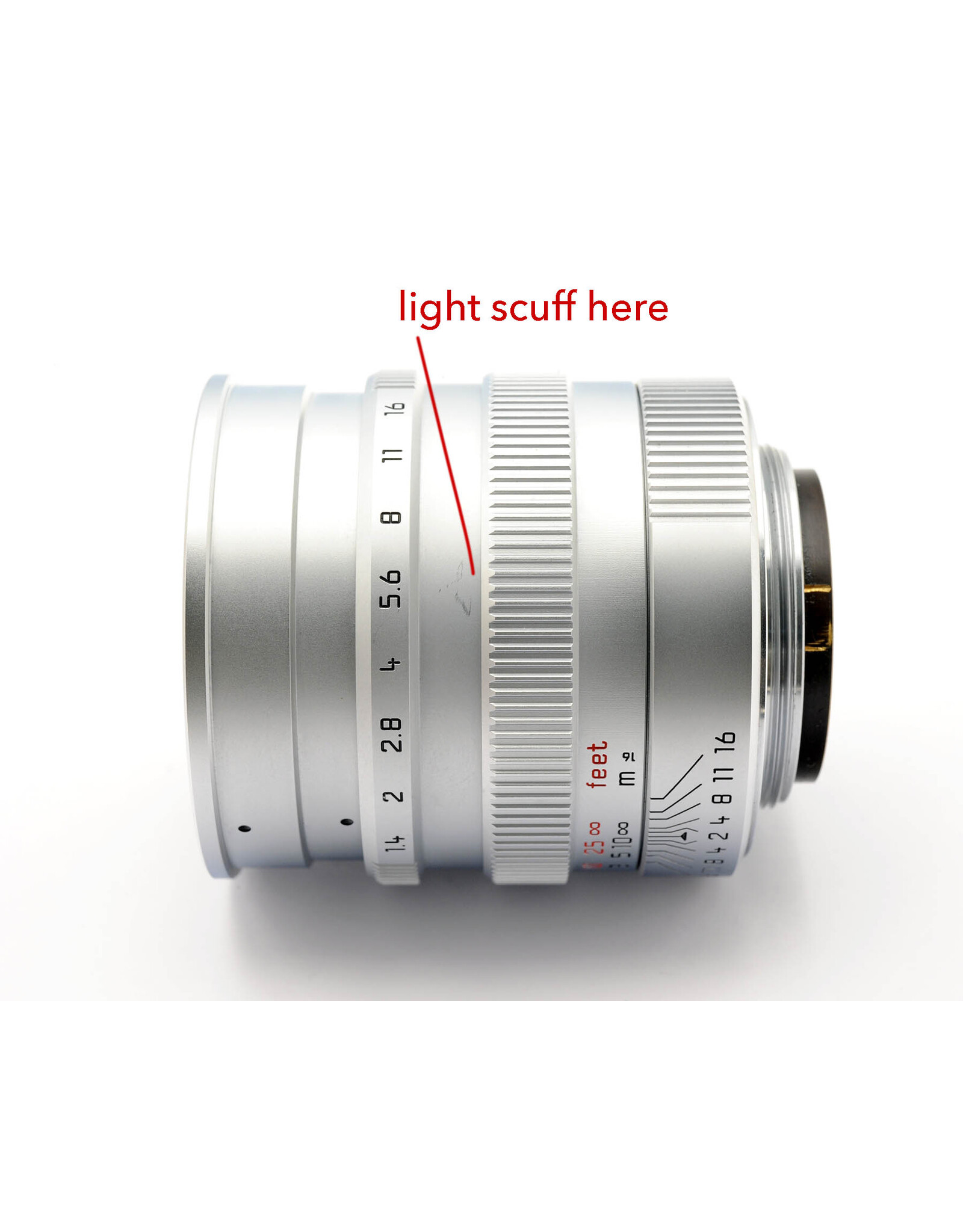 Leica 50mm f1.4 Summilux-M Silver L39 Limited Edition (11621)   ALC161406