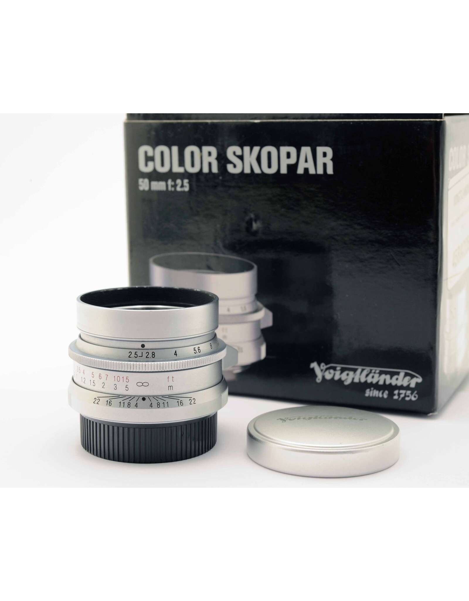 Voigtlander Voigtlander 50mm f2.5 Color-Skopar Silver L39   A5062604