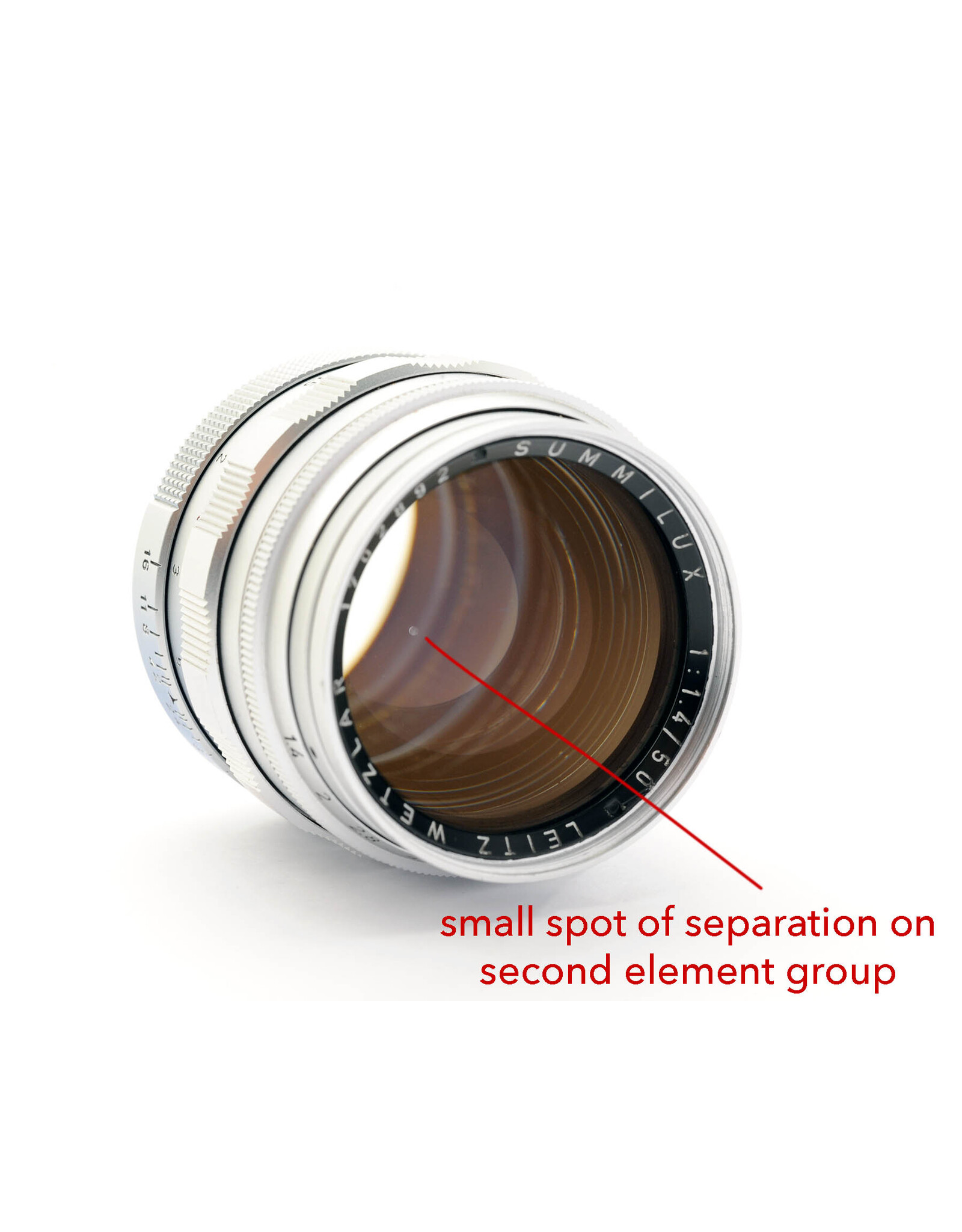 Leica Leica 50mm f1.4 Summilux Chrome L39   A5081201