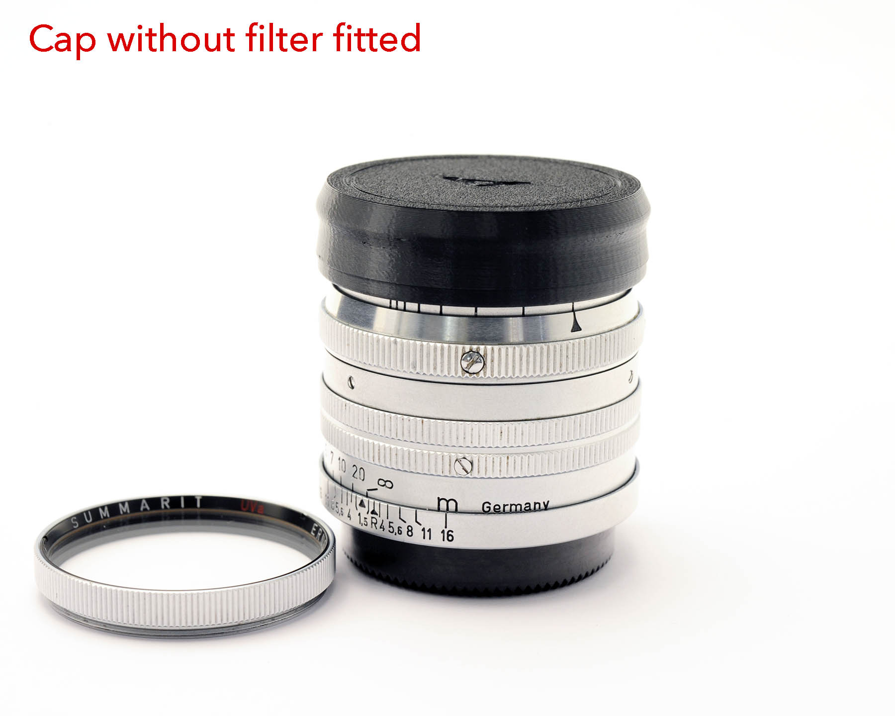 Aperture Cap - Summarit front lens cap (fits Leica 5cm / 50mm f1.5 ...