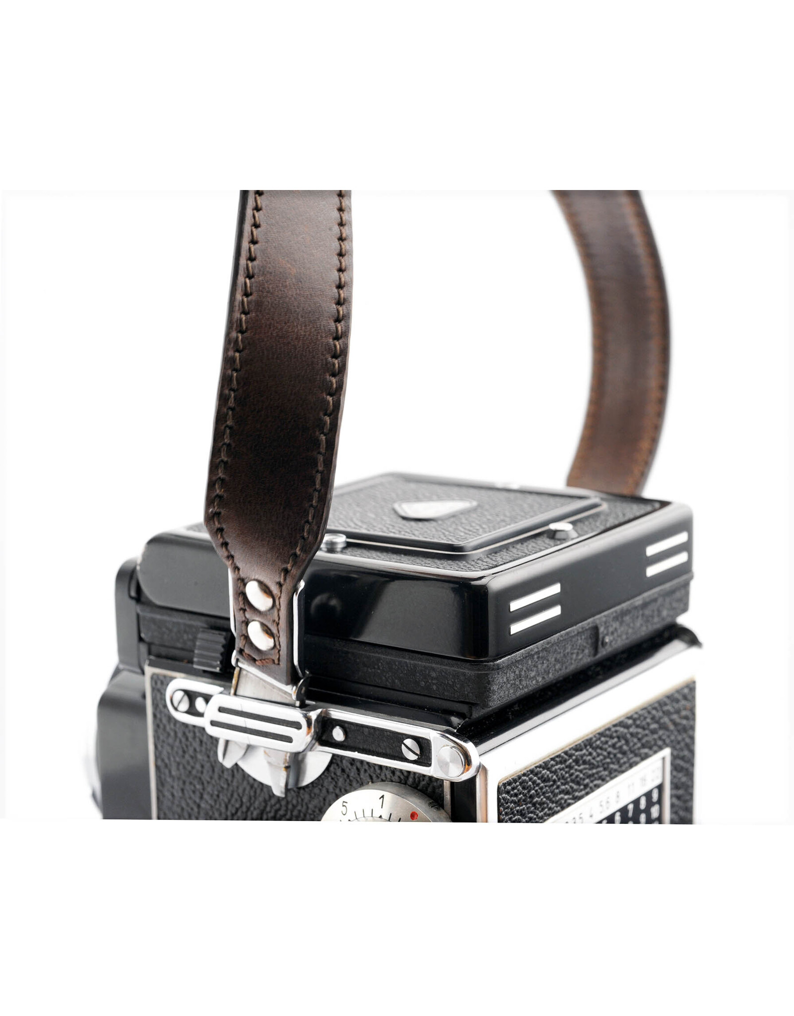 Aperture Aperture Leather Strap for Rolleiflex TLR - Dark Brown