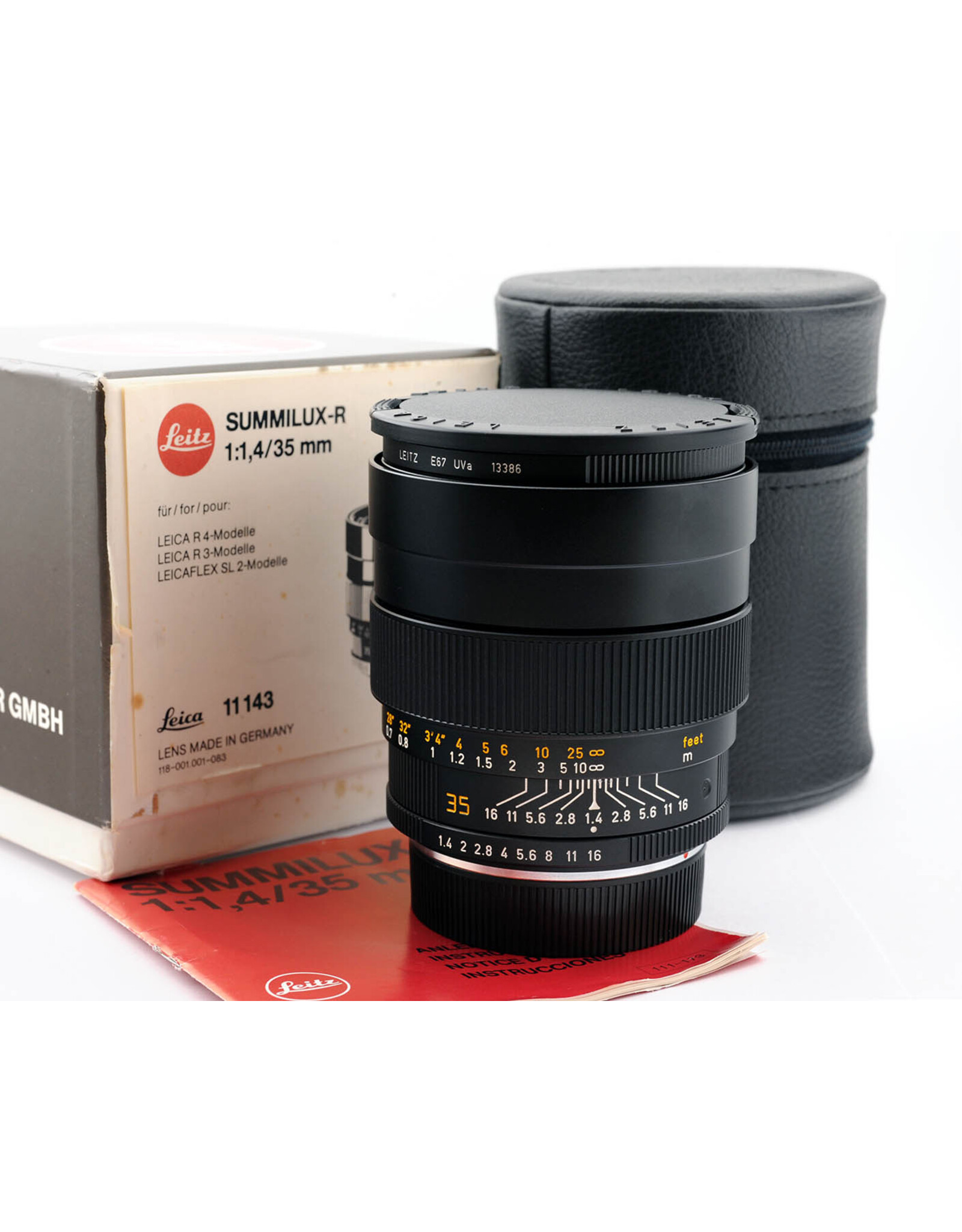 Leica Leica 35mm f1.4 Summilux-R 3 Cam   ALC171002