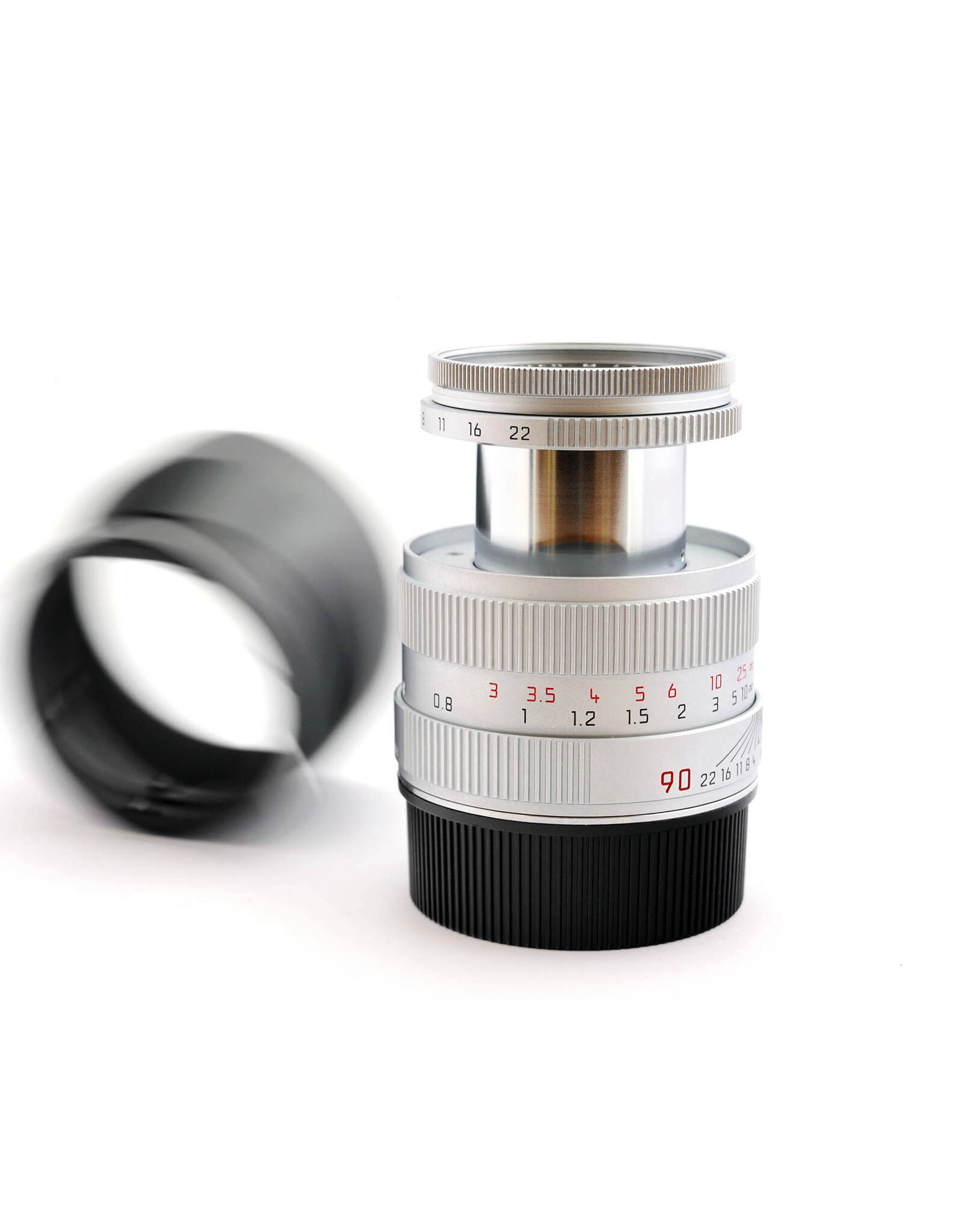 Leica Leica 90mm f4 Macro-Elmar-M Silver   A6021602