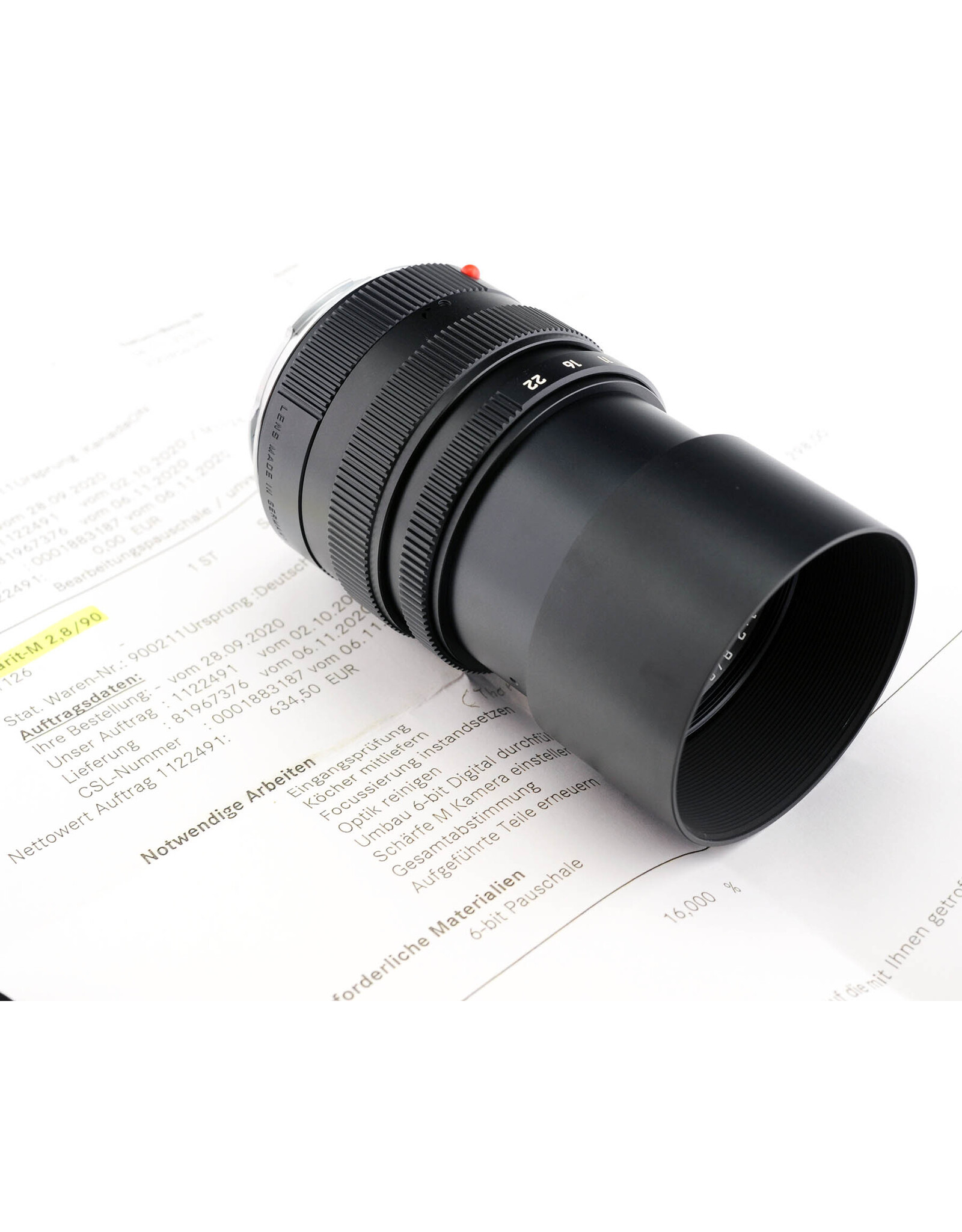 Leica Leica 90mm f2.8 Elmarit-M (Coded 6 bit)     ALC172507