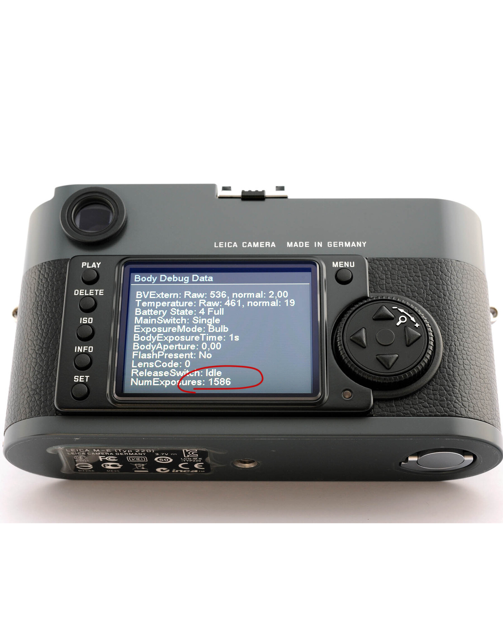 Leica Leica M-E Anthracite Grey (New sensor protective glass)  A6021603