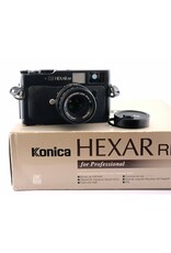 Konica Konica Hexar RF + 50mm f2 M-Hexanon & HX-18W Flash   ALC175301