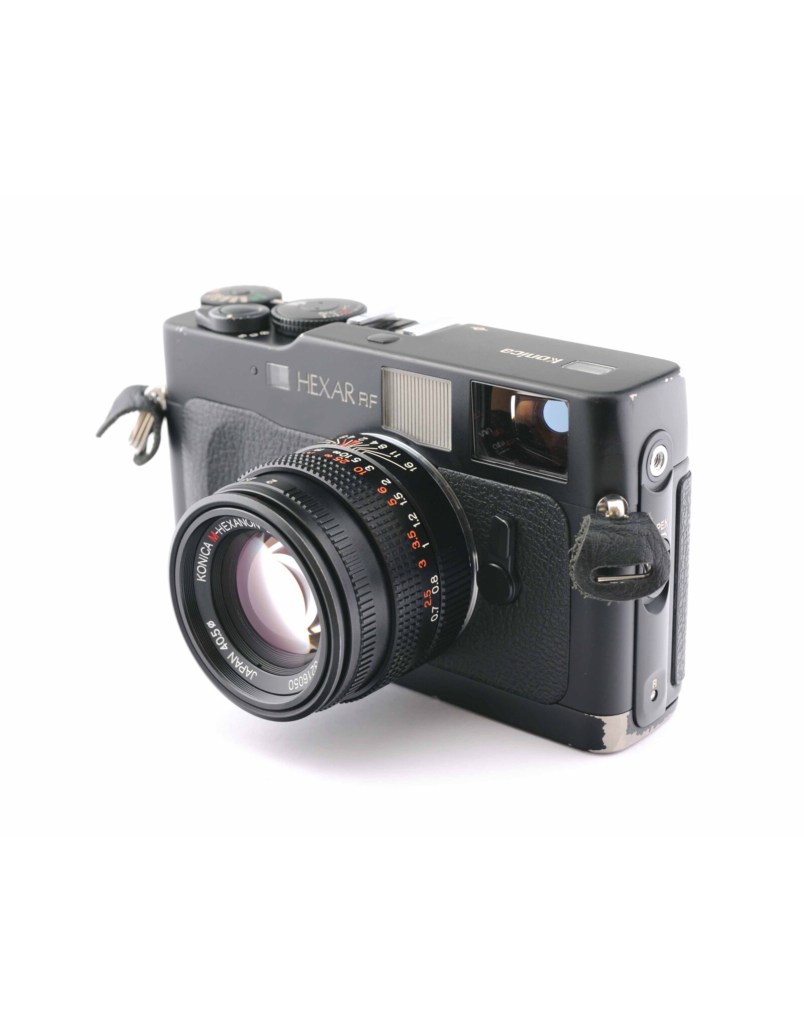 Konica Konica Hexar RF + 50mm f2 M-Hexanon & HX-18W Flash   ALC175301