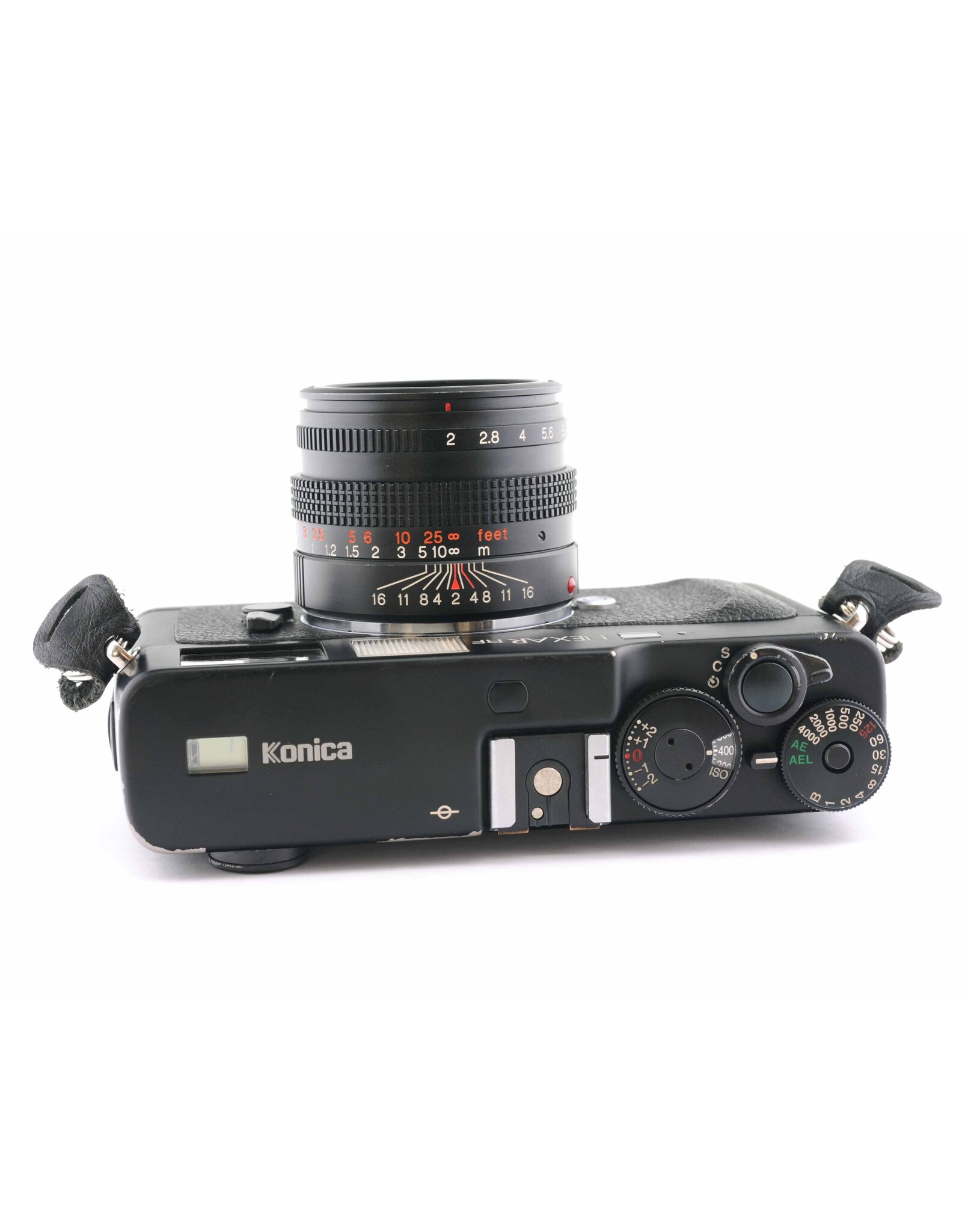 Konica Konica Hexar RF + 50mm f2 M-Hexanon & HX-18W Flash   ALC175301