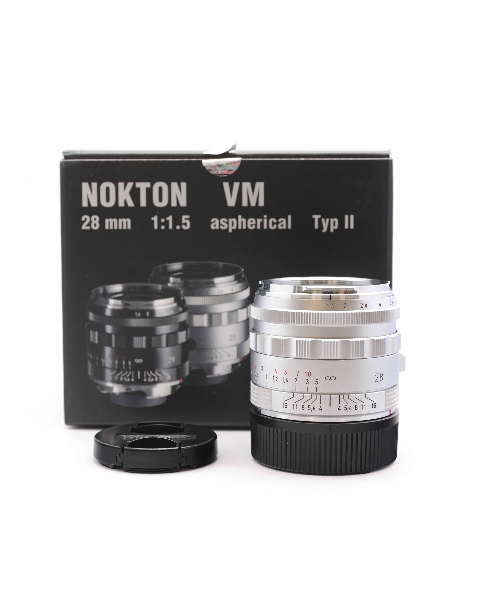 Voigtlander Voigtlander 28mm f1.5 Nokton VM II Silver   A6052802
