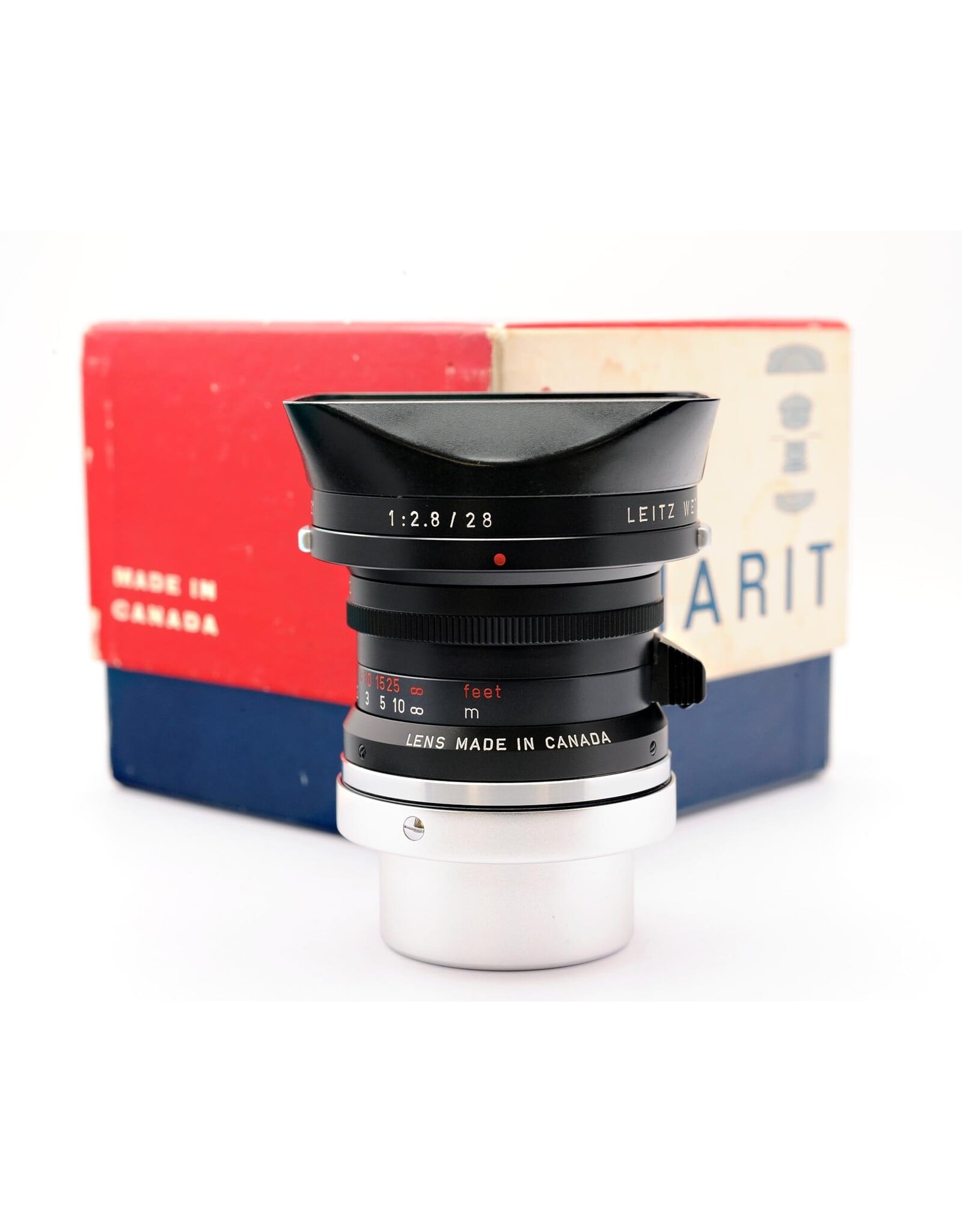 Leica Leica 28mm f2.8 Elmarit First Version (9 Element with black paint infinity lock)    A6061302