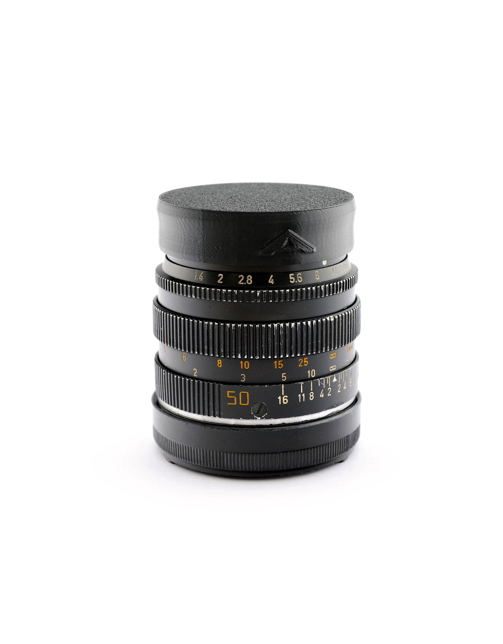 Aperture 50mm Summilux front lens cap (fits Leica 50mm f1.4 Summilux Version I / II - 3D printed )