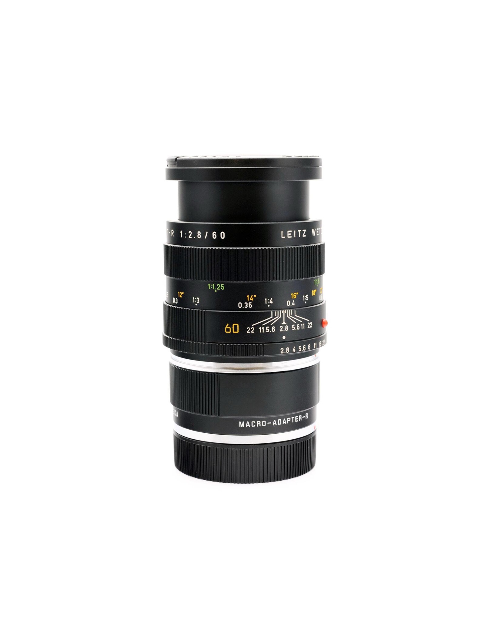 Leica Leica 60mm f2.8 Macro-Elmarit-R 3 CAM with Macro Adapter   A6051111