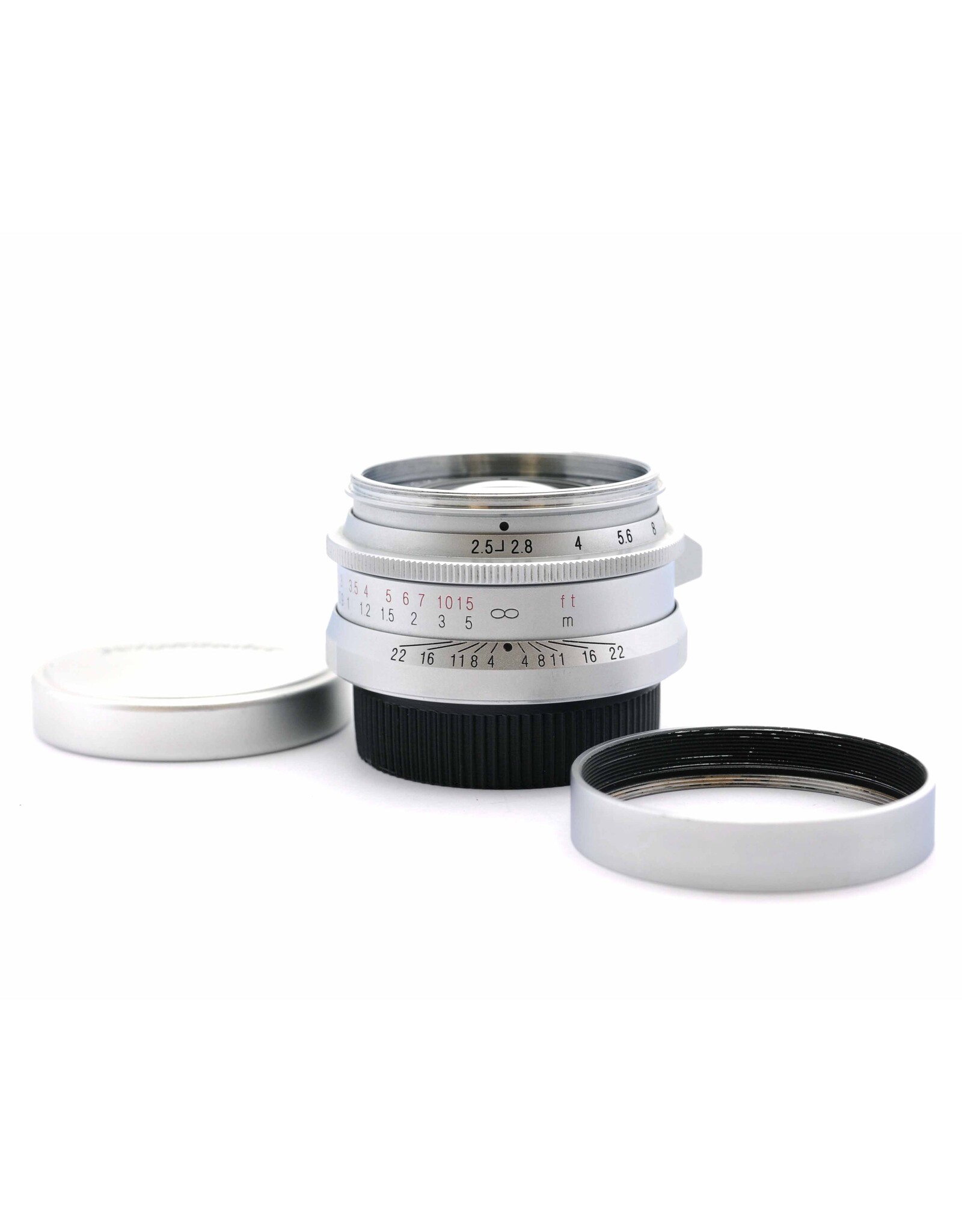 Voigtlander Voigtlander 50mm f2.5 Color-Skopar Silver L39   A6071301