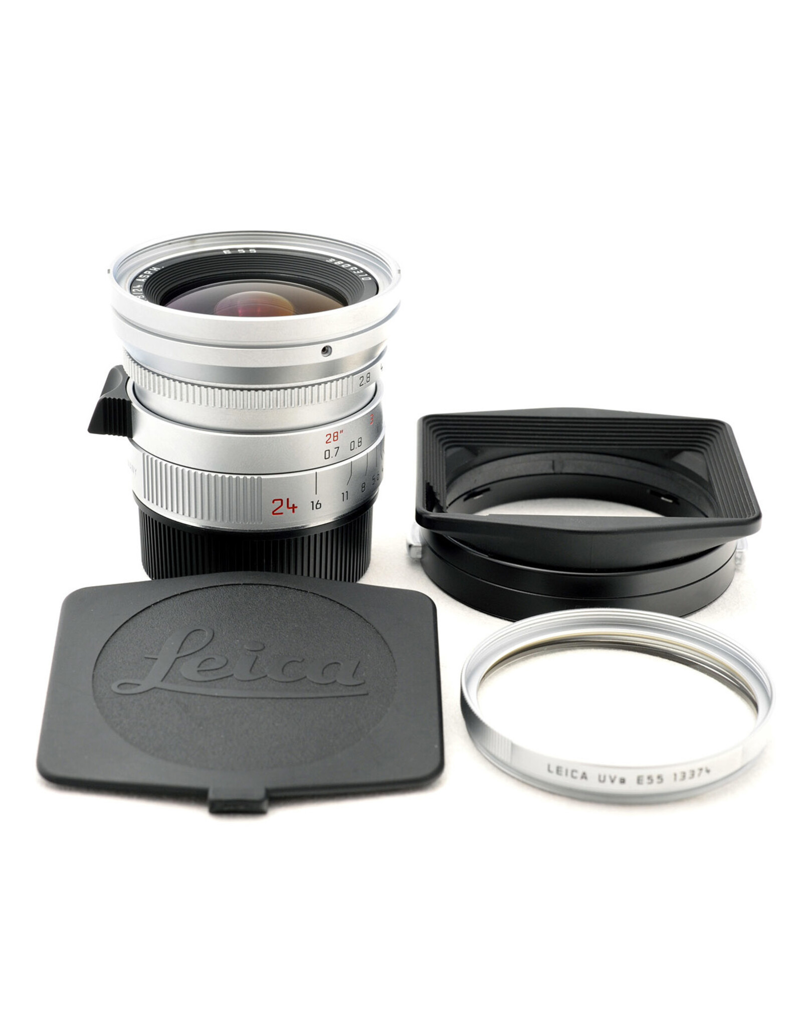 Leica Leica 24mm f2.8 Elmarit-M ASPH Silver Chrome   ALC178602