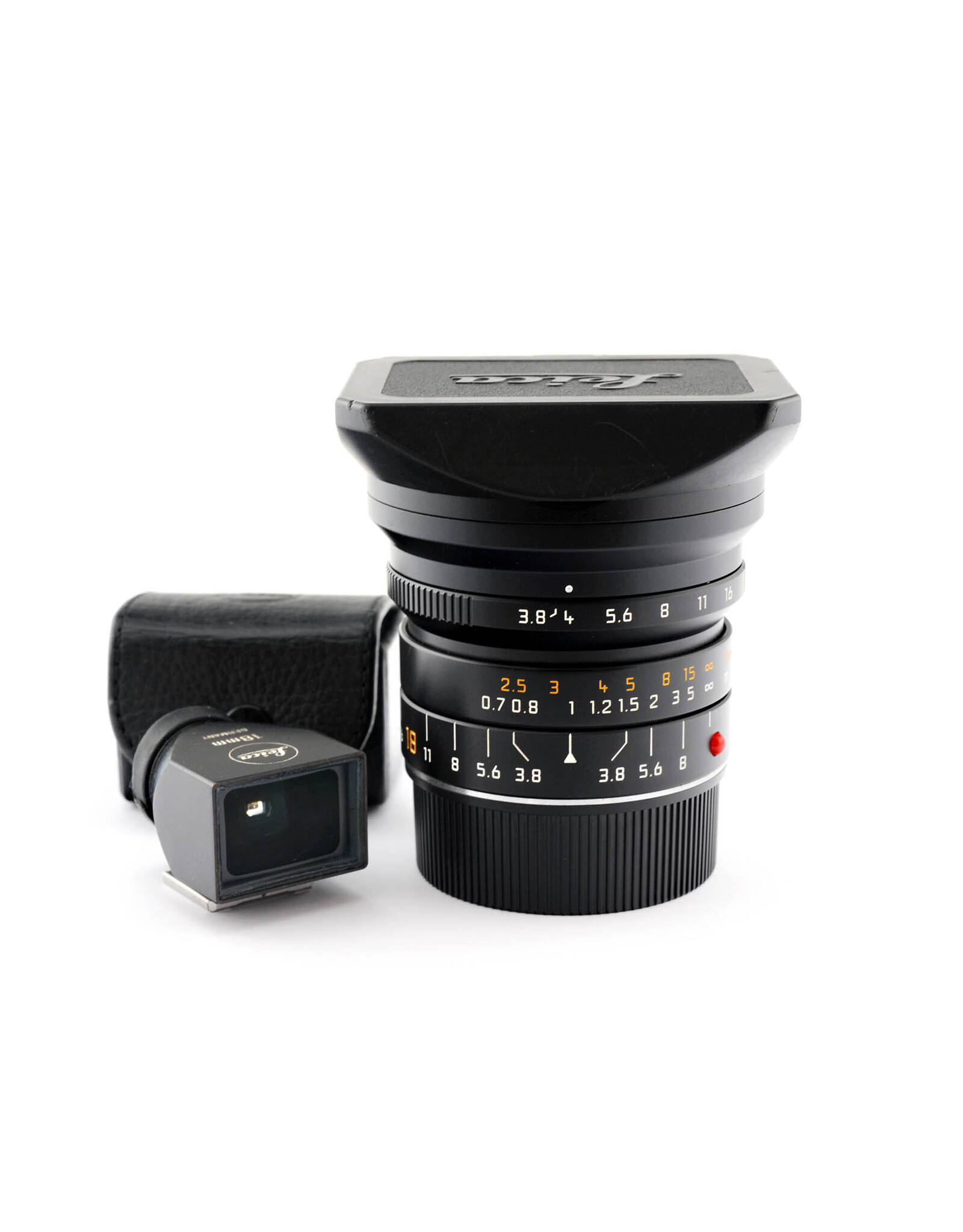 Leica Leica 18mm f3.8 Super-Elmar-M ASPH with Leica 18mm Viewfinder   ALC176604