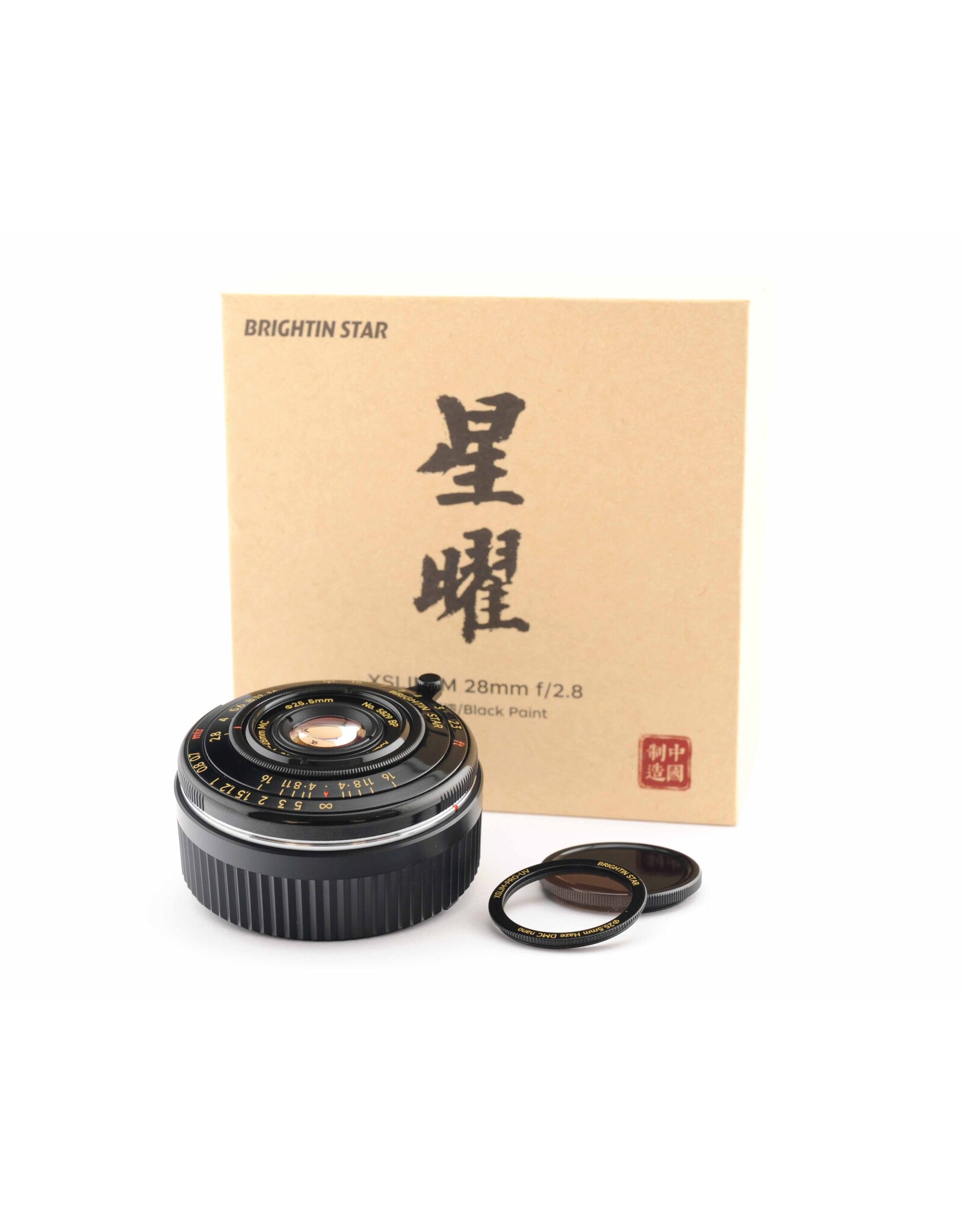 Brightin Star Brightin Star 28mm f2.8 XLIM PRO-M Black Paint   A6090305