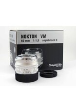 Voigtlander Voigtlander 50mm f1.5 Nokton VM II Silver    A6090304
