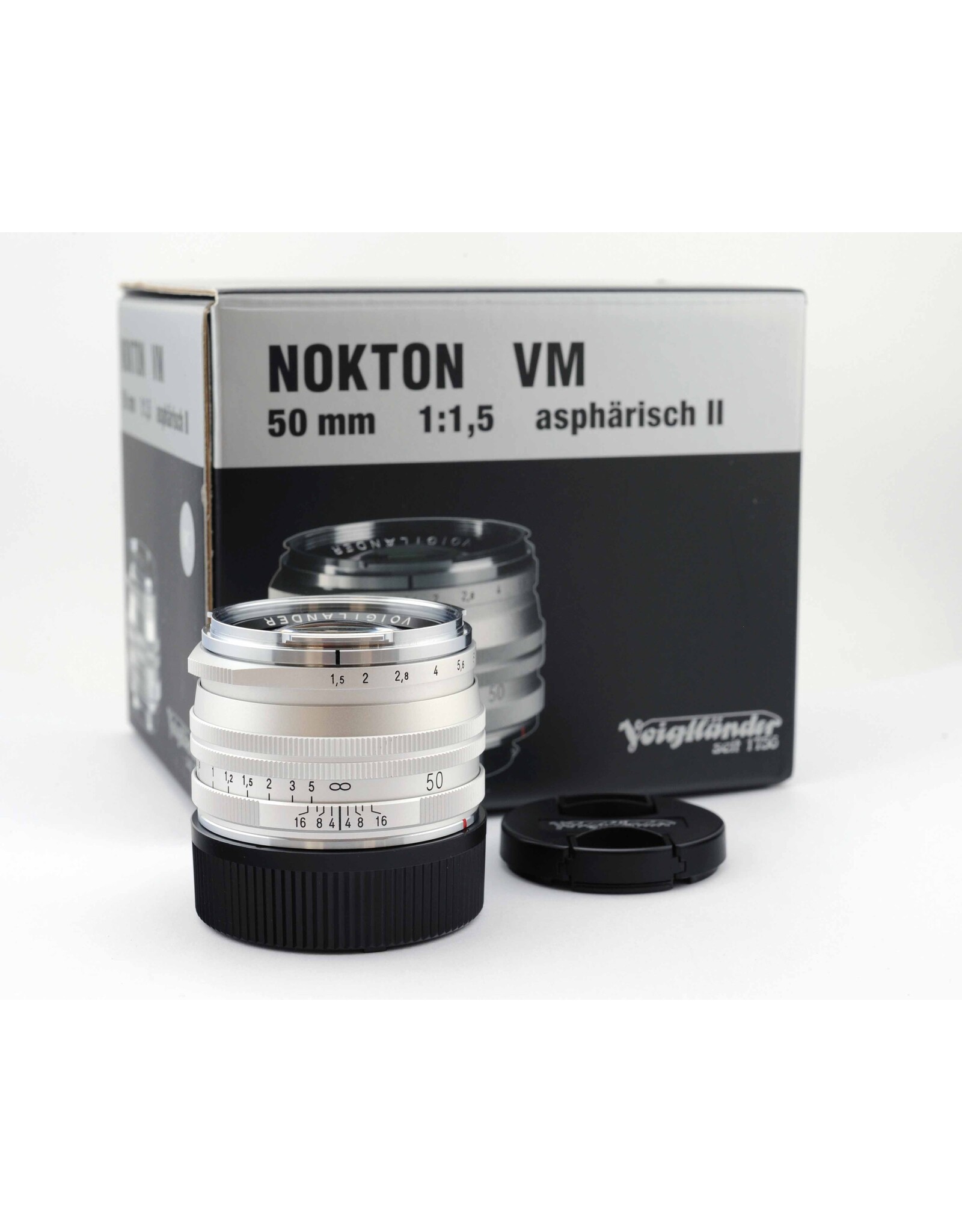 Voigtlander Voigtlander 50mm f1.5 Nokton VM II Silver    A6090304