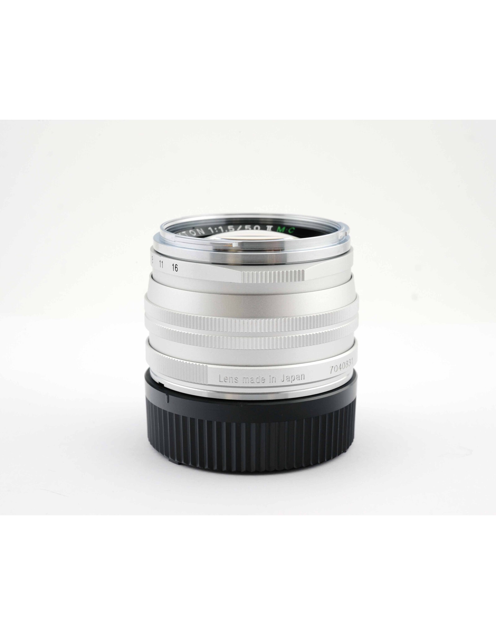 Voigtlander Voigtlander 50mm f1.5 Nokton VM II Silver    A6090304
