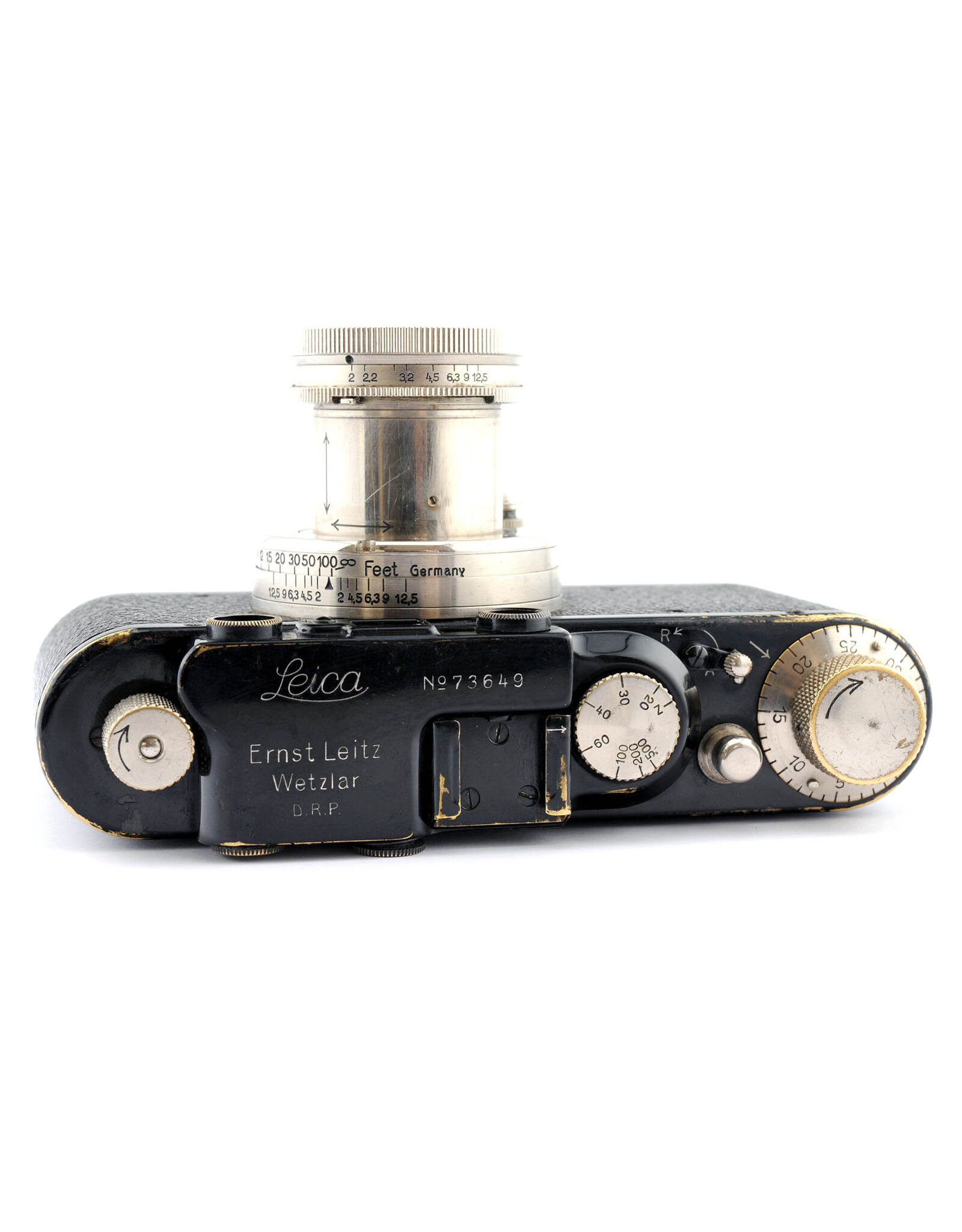 Leica Leica II (Model D) Black with 5cm f2 Summar Nickel    A6092101