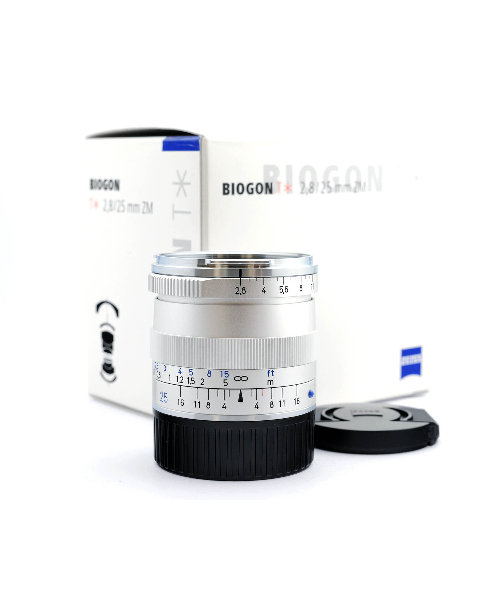 Zeiss Zeiss 25mm f2.8 Biogon ZMT* Silver    A6090202