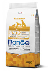 Monge Specialty line All Breeds Adult Monoprotein Turkey with Rice and Potatoes