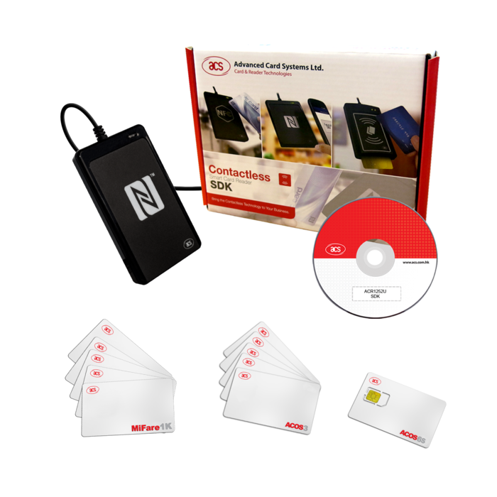 ACS ACS SDK-ACR1252U Software oder Lizenz für Konfiguration, Verwaltung oder Entwicklung, mit NFC