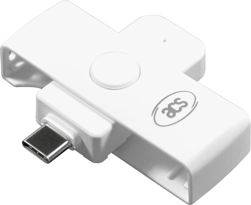ACS ACS ACR39U-NF PocketMate II draagbare contact-smartcardlezer, draagbare smartcardlezer voor contactkaarten